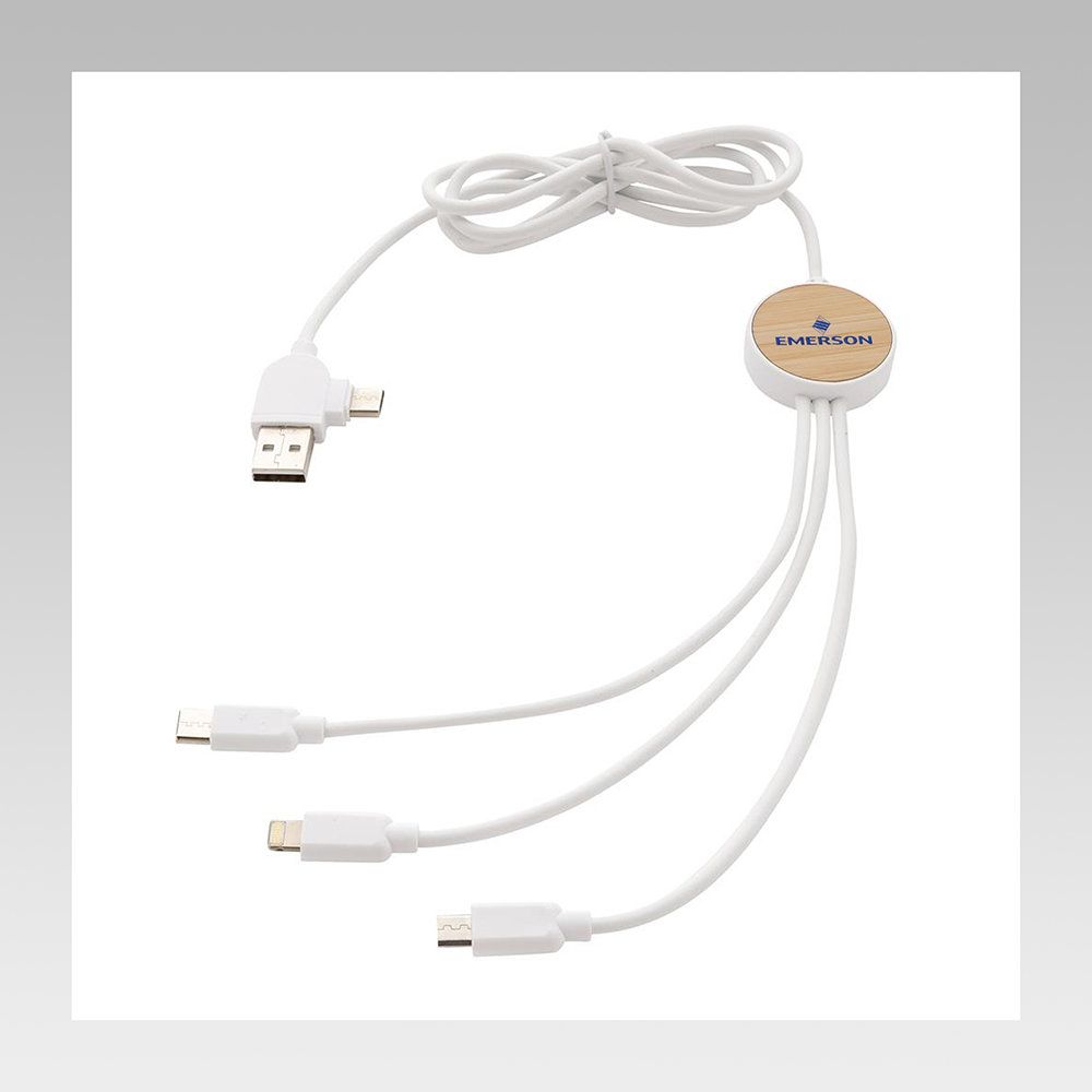 Ontario 1,2m 6-IN-1 Ladekabel