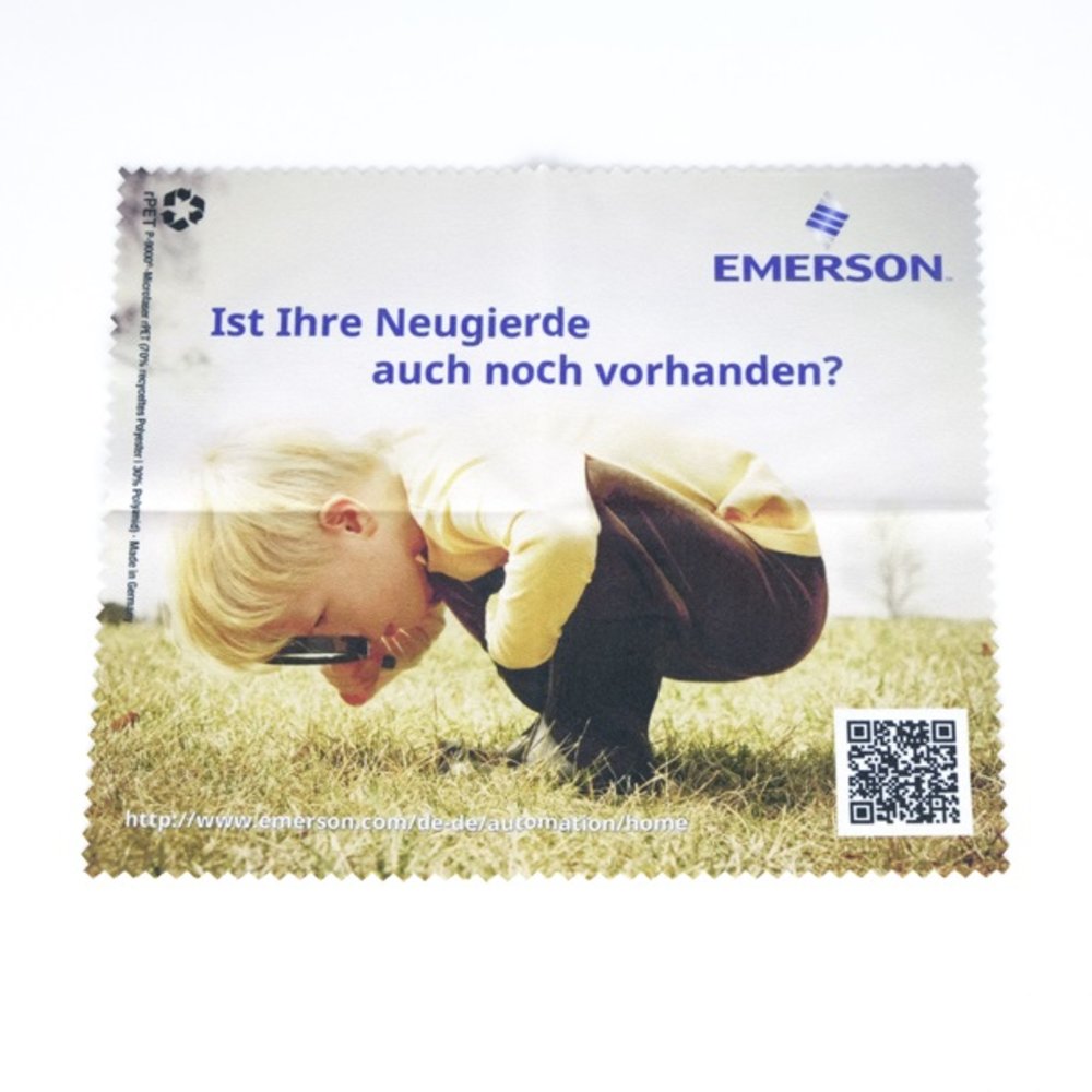 rPET eyeglass cloths made of recycled P-9000® microfiber in a Papercase - Design "Child"